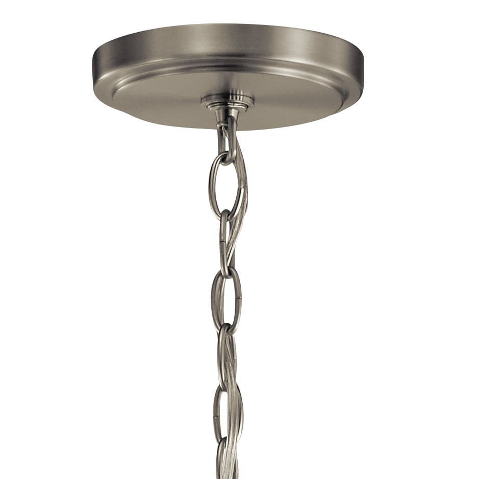 Kichler Voleta 6-Light Brushed Nickel Traditional Cage Chandelier