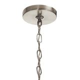 Kichler Deryn 4-Light Distressed Gray Farmhouse Cage Chandelier