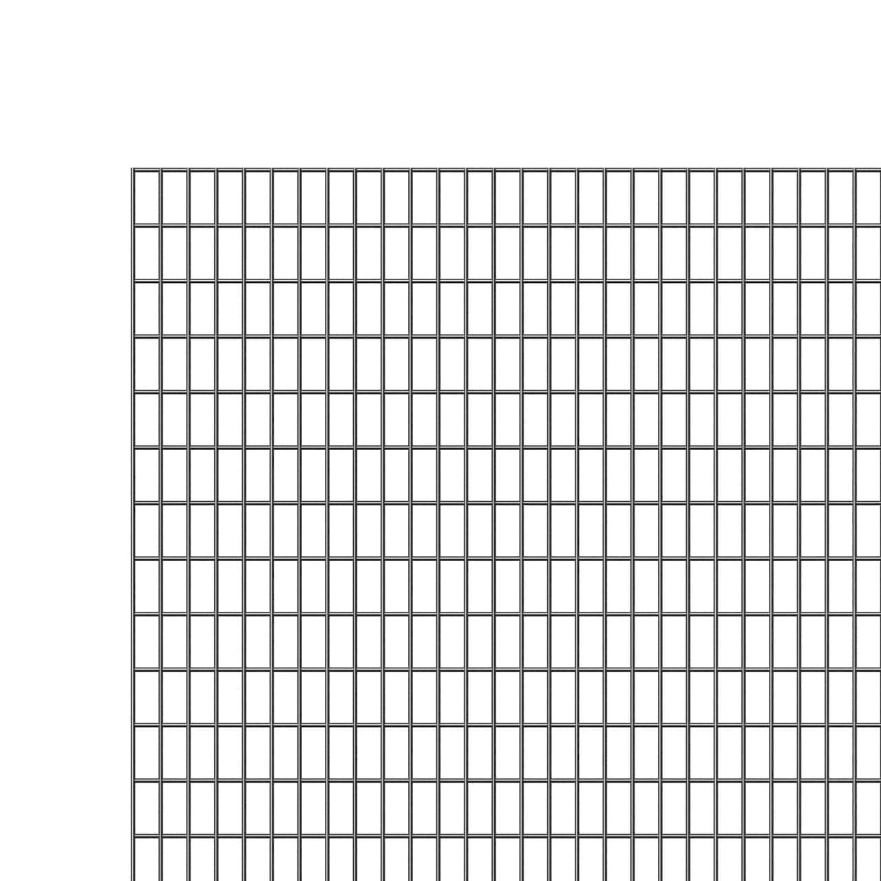 Far North International Black Galvanized Steel Woven Wire Rolled Fencing, 100-ft x 2-ft, 16-Gauge, 1-in x 2-in Mesh