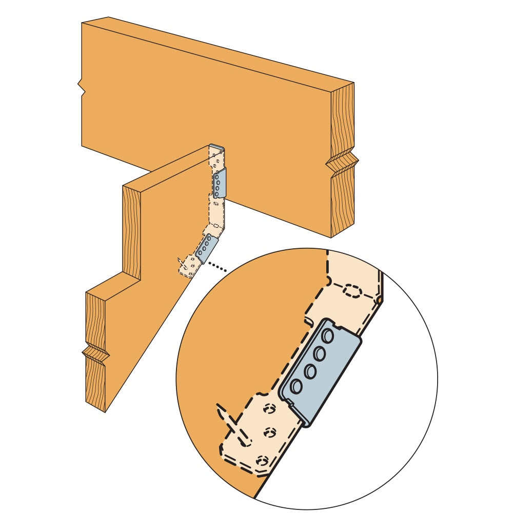 Simpson Strong-Tie 2-Steps Steel Outdoor Stair Stringer