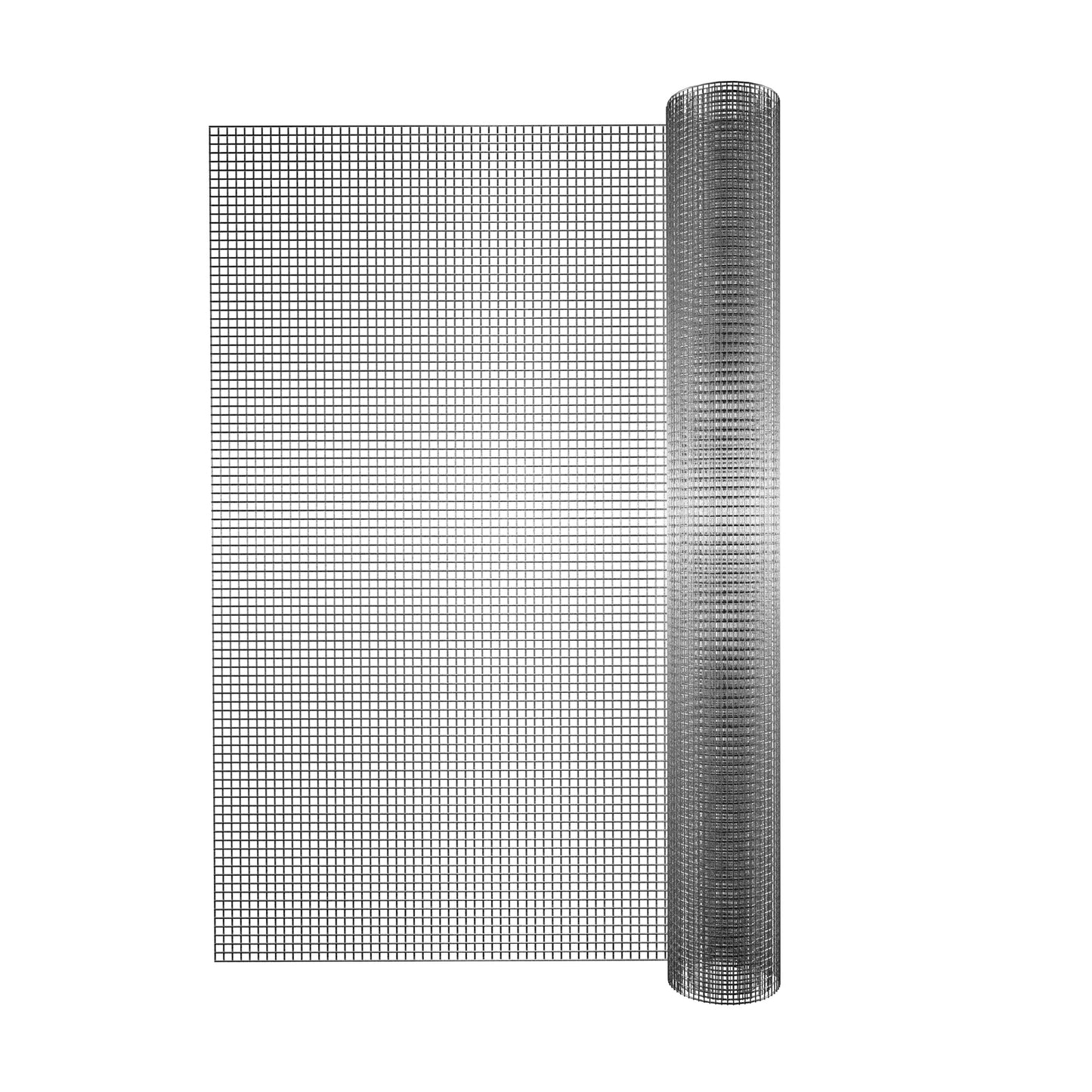 Far North International 5-ft x 2-ft 19-Gauge Silver Galvanized Steel Hardware Cloth Rolled Fencing with Mesh Size 1/2-in x 1/2-in
