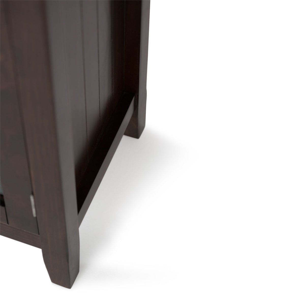 Simpli Home Acadian Brunette Brown Transitional Wood Media Cabinet