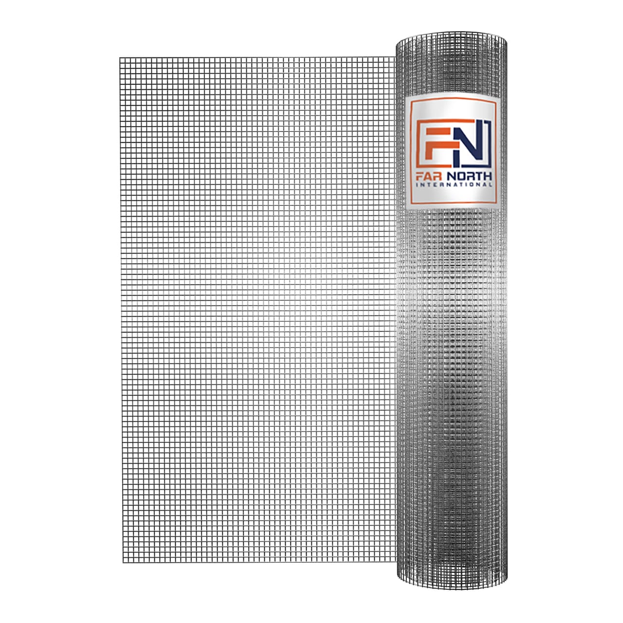 Far North International 5-ft x 4-ft 19-Gauge Silver Galvanized Steel Hardware Cloth Rolled Fencing with Mesh Size 1/2-in x 1/2-in