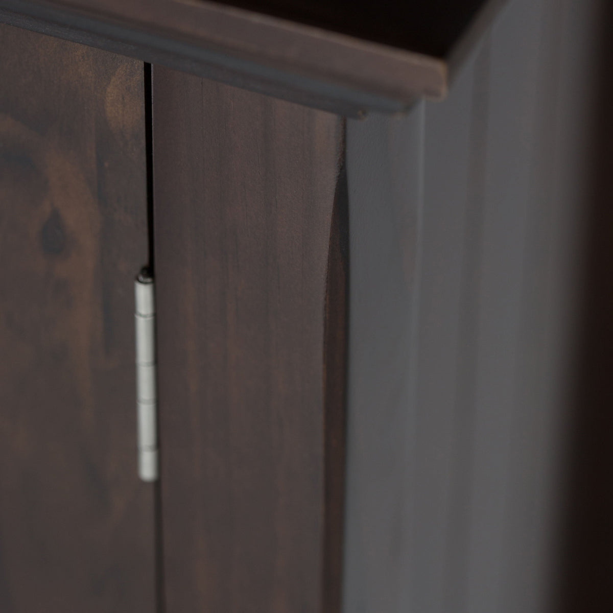 Simpli Home Acadian Brunette Brown Transitional Wood Media Cabinet