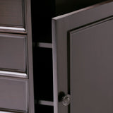 Simpli Home Amherst Hickory Brown Transitional Wood Media Cabinet