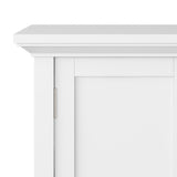 Simpli Home Redmond White Transitional Wood Media Cabinet