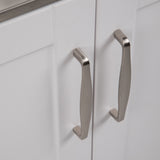 Simpli Home Reed Freestanding Laundry Sink with Cabinet, Drain, and Faucet