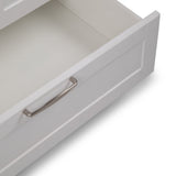 Simpli Home Reed Freestanding Laundry Sink with Cabinet, Drain, and Faucet