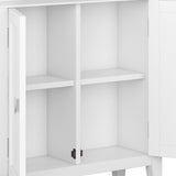 Simpli Home Redmond White Transitional Wood Media Cabinet