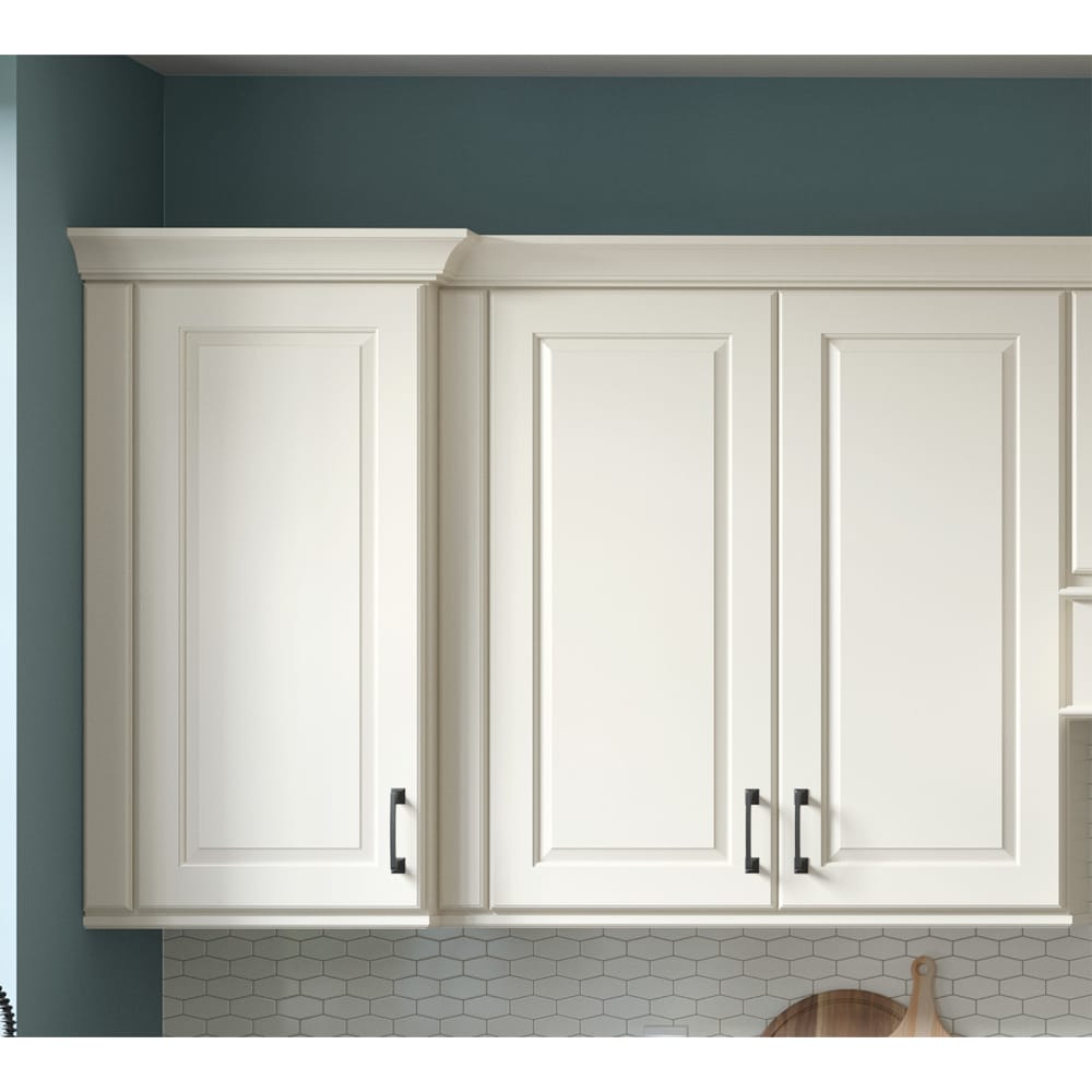 allen + roth Pattingham 18-in W x 36.125-in H x 12-in D Harbor Wall Fully Assembled Cabinet (Raised Panel Square Door Style)