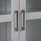 Simpli Home Avington 23.6-in x 30-in x 10-in White Soft Close Bathroom Wall Cabinet