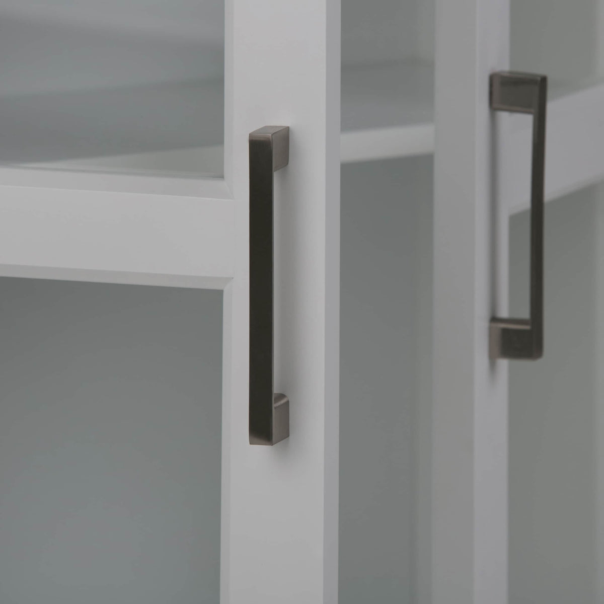 Simpli Home Avington 23.6-in x 30-in x 10-in White Soft Close Bathroom Wall Cabinet
