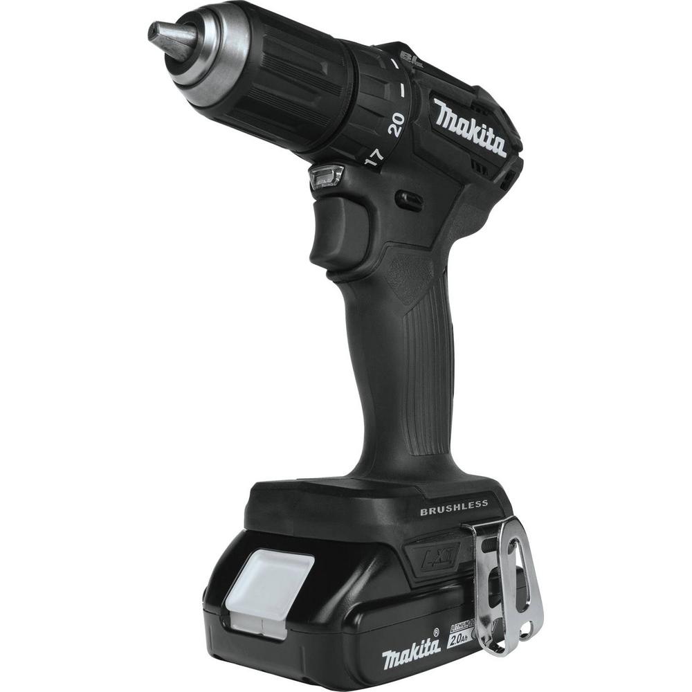 18-Volt 2.0Ah LXT Lithium-Ion Sub-Compact Brushless Cordless 1/2 in. Driver-Drill Kit