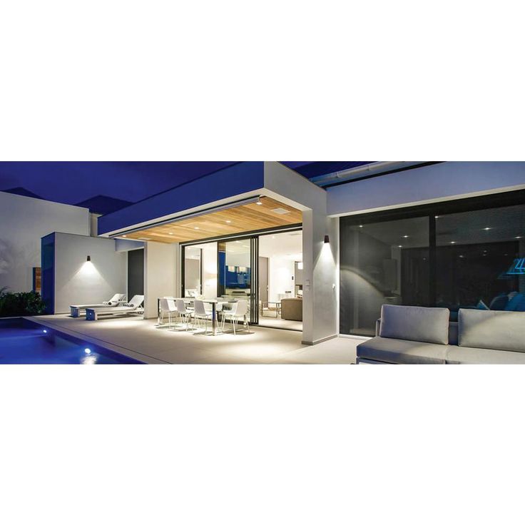 Slim-Profile 100-Watt Equivalent Integrated Outdoor LED Wall Pack, 1600 Lumens, Outdoor Security Lighting