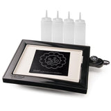 112.5 sq. in. Black Non-Stick PanGogh Electric Griddle Pancake Art Kit