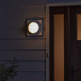Progress Lighting Bulkheads 7.875-in White Indoor/Outdoor Flush Mount Light, P3709-30