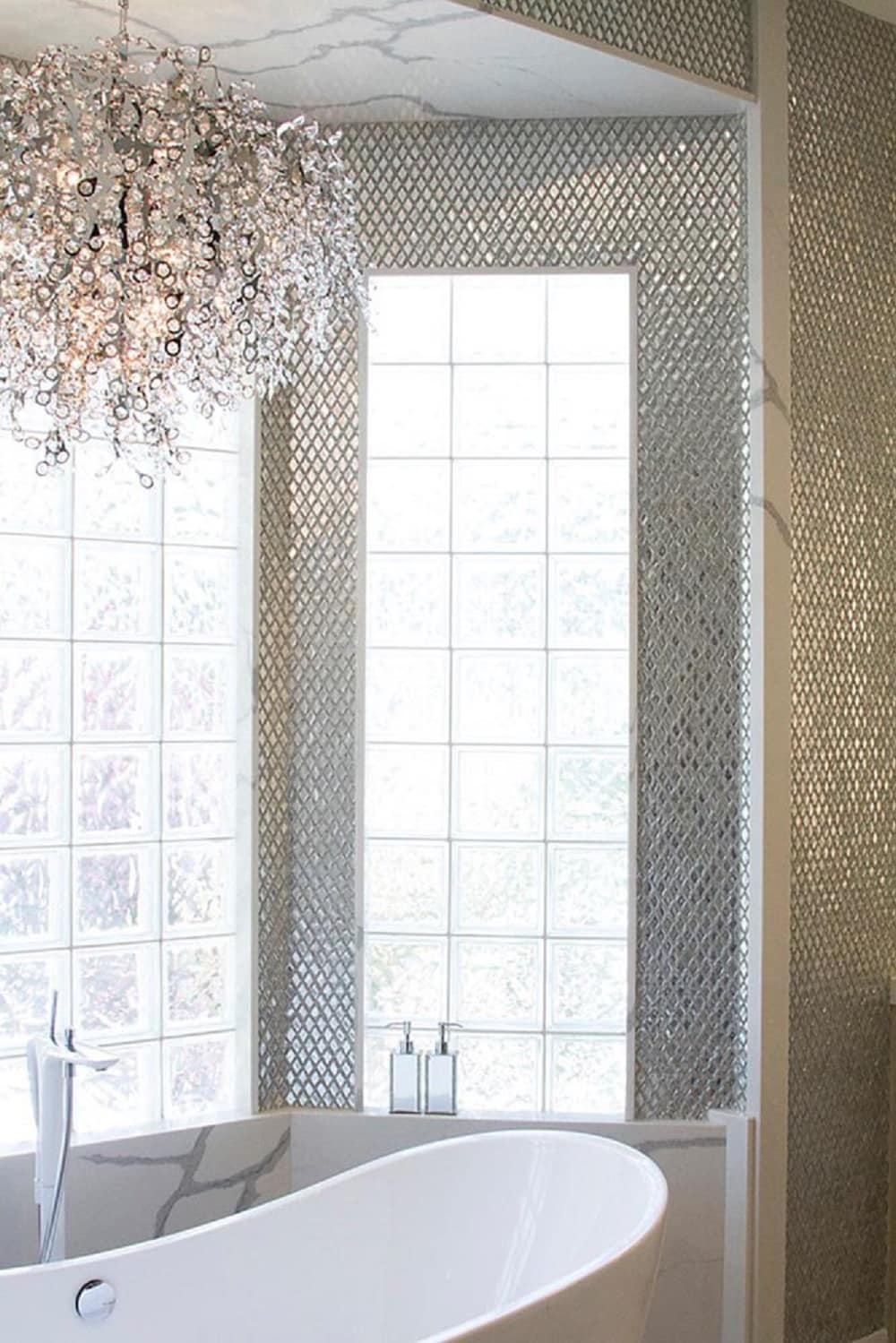 Apollo Tile (Sample) Majeste Gold 4-in x 4-in Honed Glass Diamond Mosaic Floor and Wall Tile