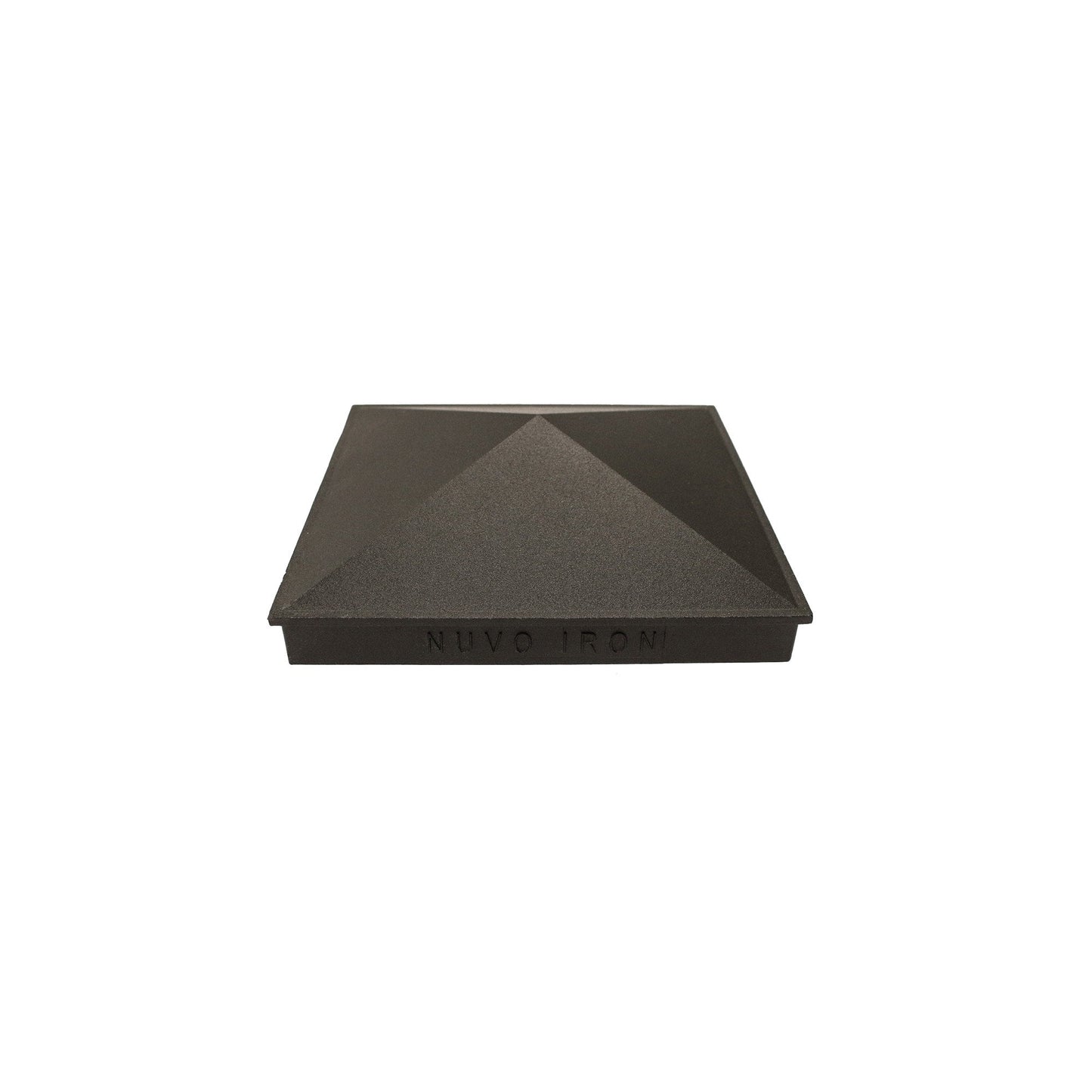 Nuvo Iron 6-in x 6-in Black Aluminum Deck Post Cap