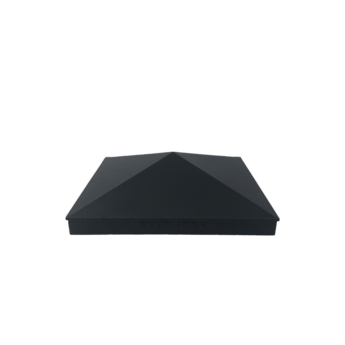 Nuvo Iron 8-in x 8-in Black Aluminum Deck Post Cap