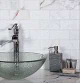 Apollo Tile (Sample) Wall Tile White 4-in x 4-in Polished Marble Subway Floor and Wall Tile