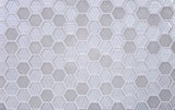 Apollo Tile (Sample) Glacier Pearl White 4-in x 4-in Polished Glass Honeycomb Mosaic Floor and Wall Tile