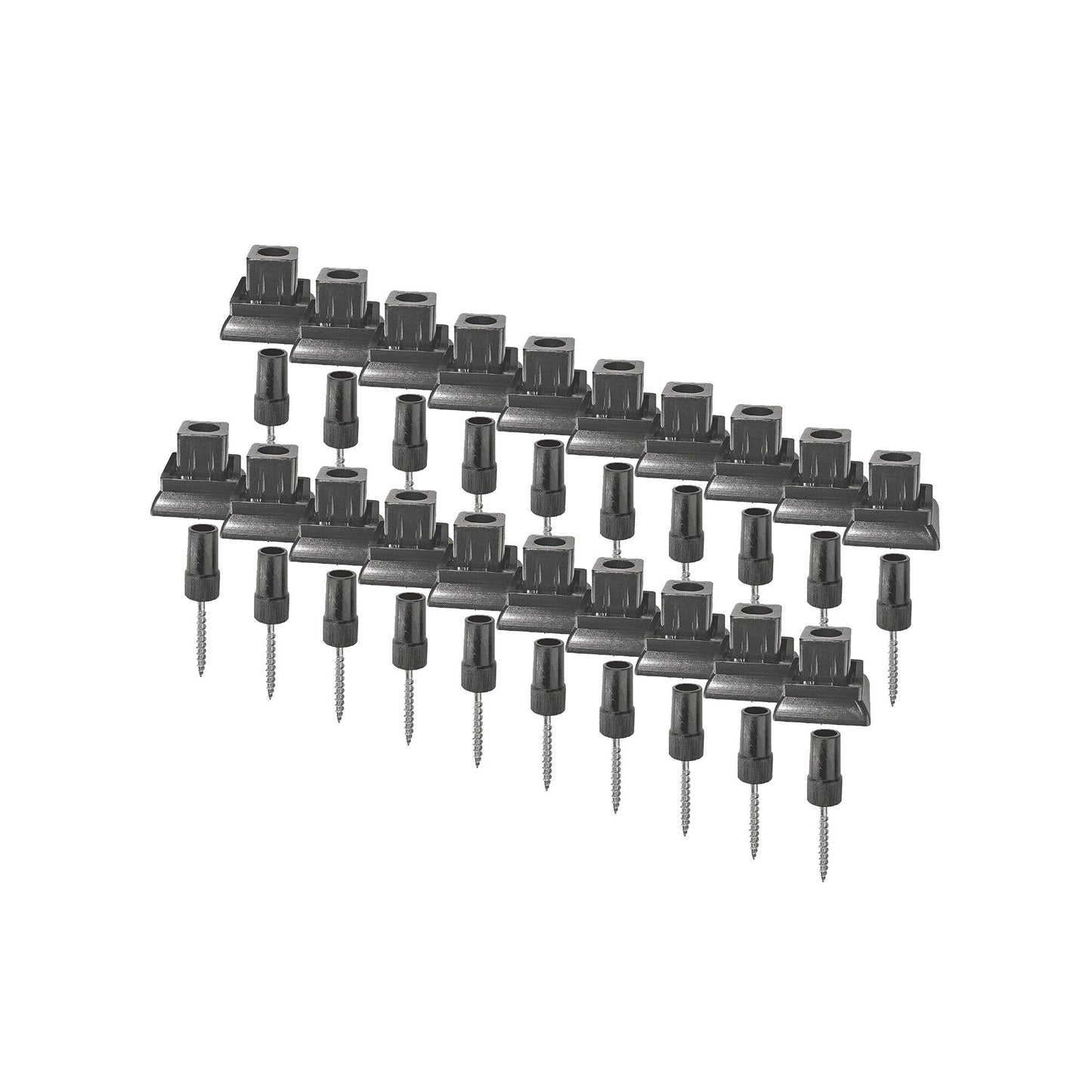 Nuvo Iron 8.75-in x 5-in Black Plastic Baluster Connector