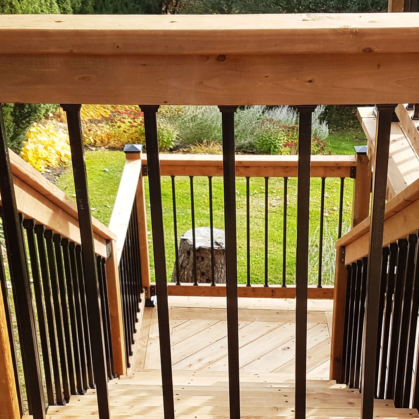 Nuvo Iron 8.75-in x 5-in Black Plastic Baluster Connector