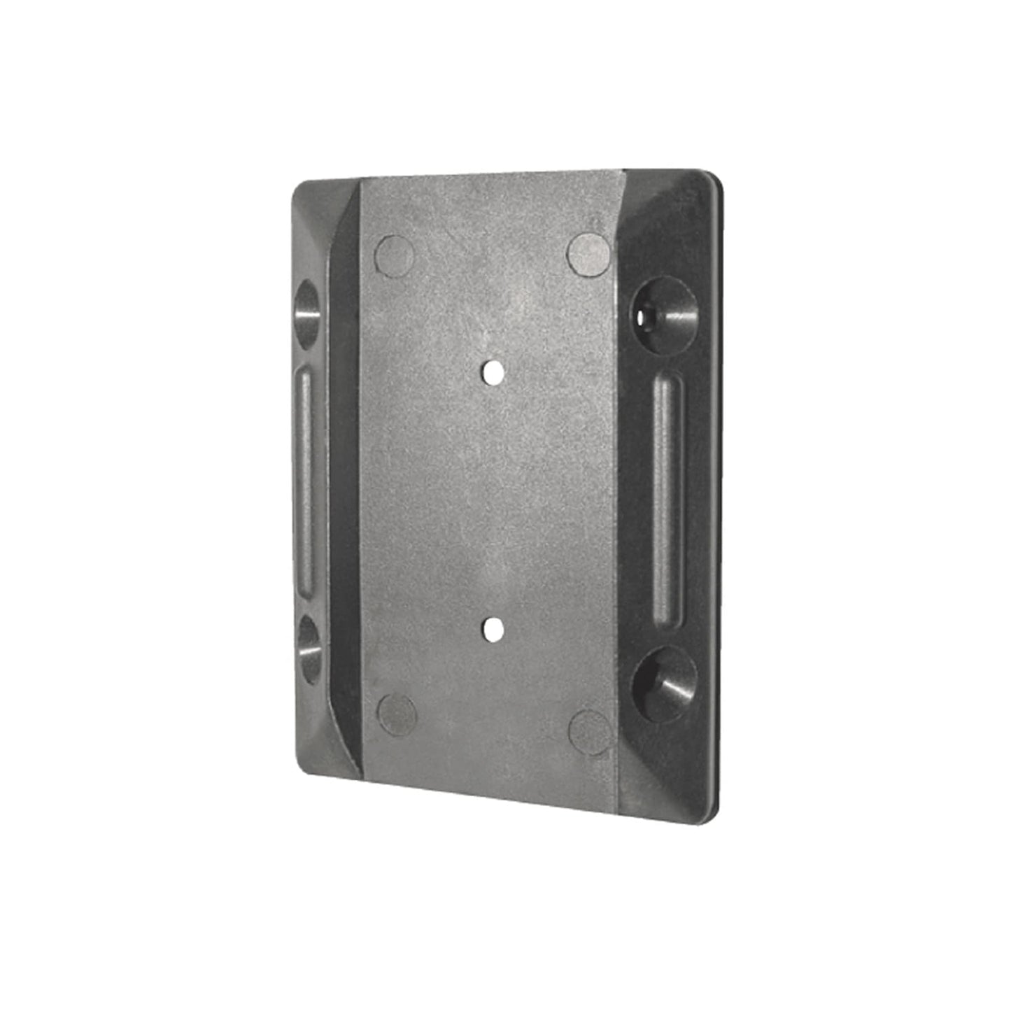 Nuvo Iron Black Plastic Stair Connector for Deck Stairs - 4.25-in Width, 7.5-in Length - Easy Installation, Eliminates Splitting - Pack of 1
