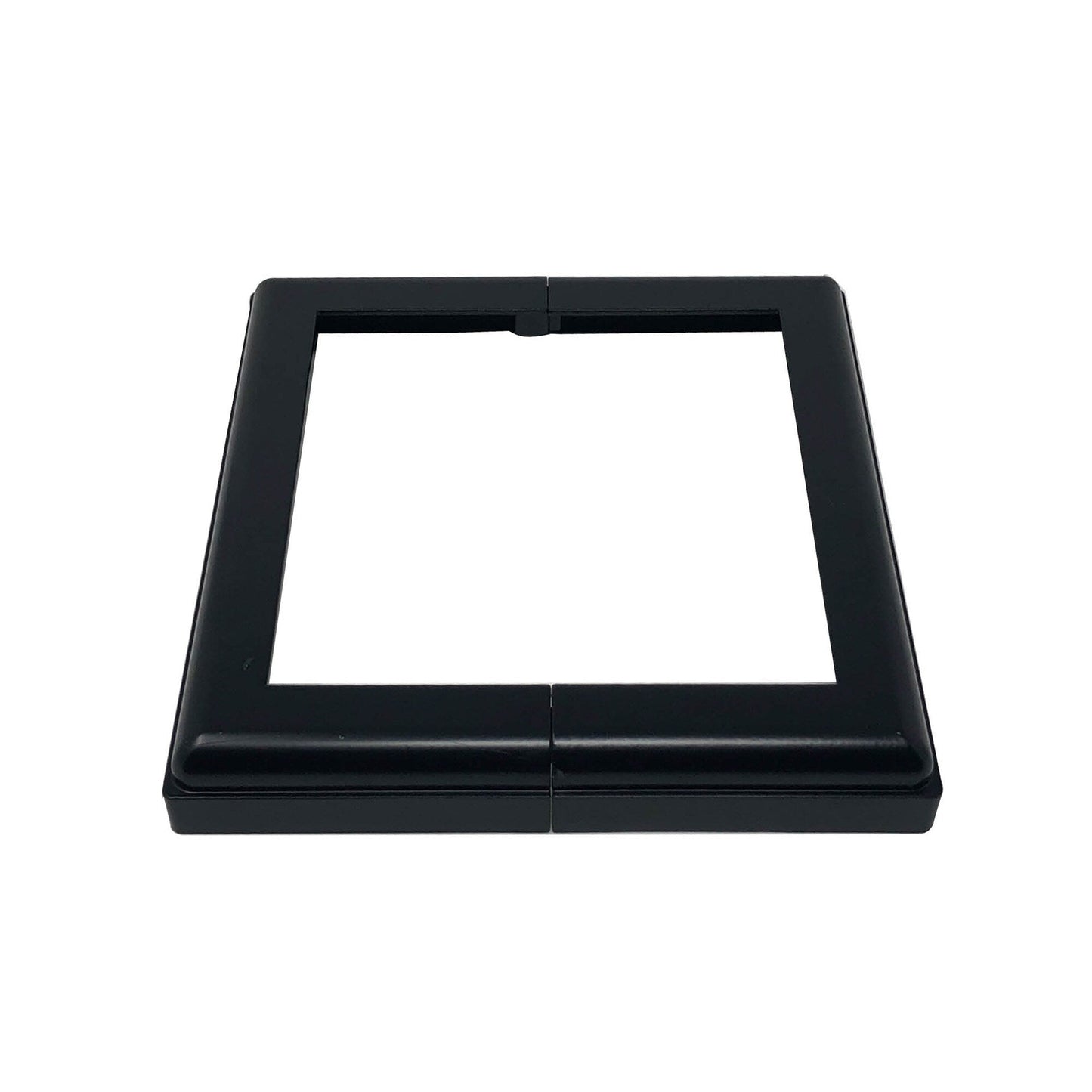 Nuvo Iron 6-in x 6-in Powder Coated Black Aluminum Deck Post Base Trim
