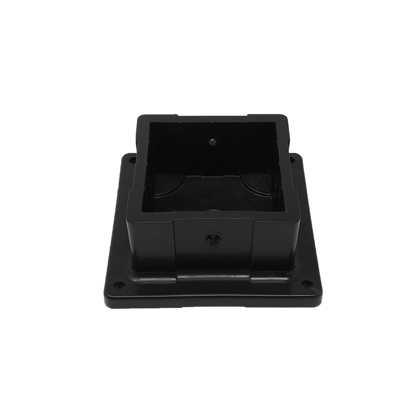 Nuvo Iron 4-in x 4-in Black Polyoxymethylene Polyethylene Deck Post Stabilizer