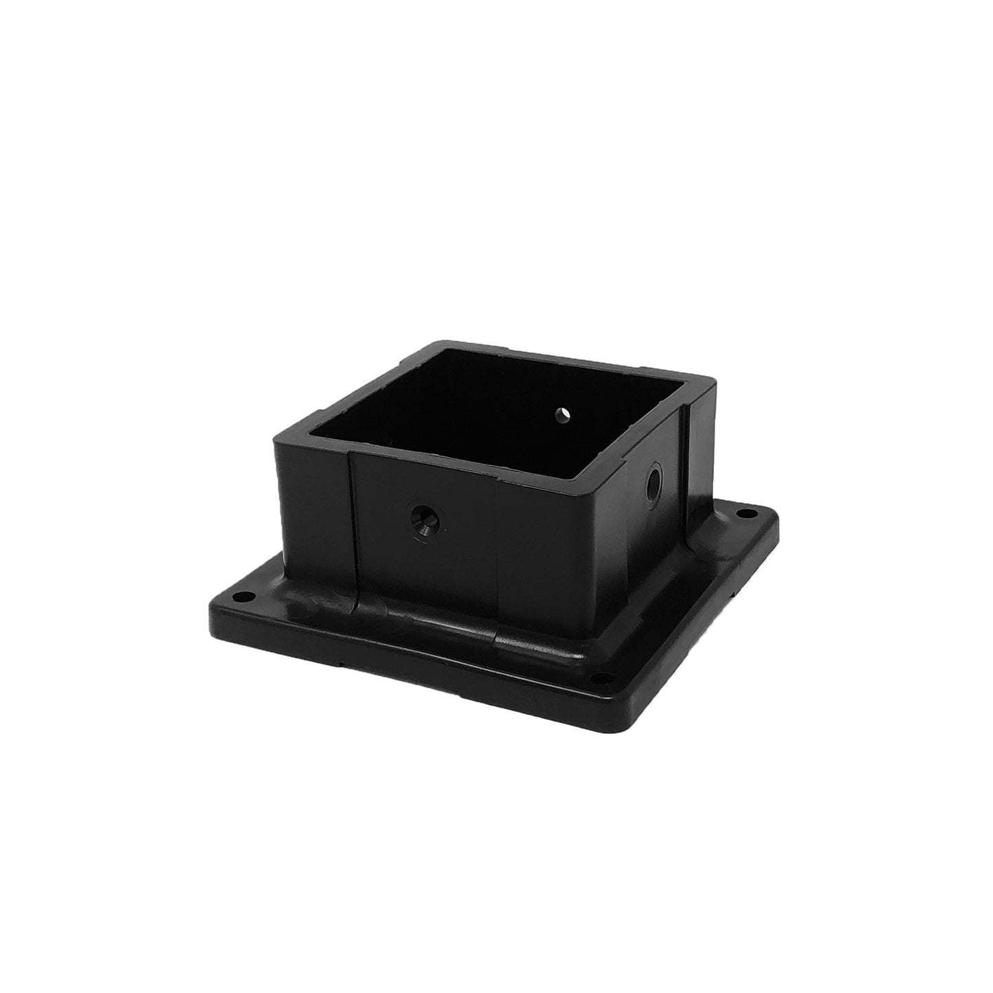 Nuvo Iron 4-in x 4-in Black Polyoxymethylene Polyethylene Deck Post Stabilizer