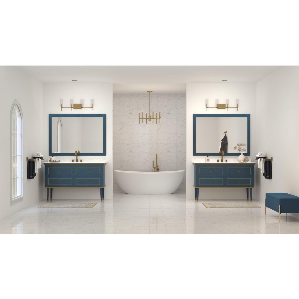 Progress Lighting Elara 6-Light Transitional Chandelier