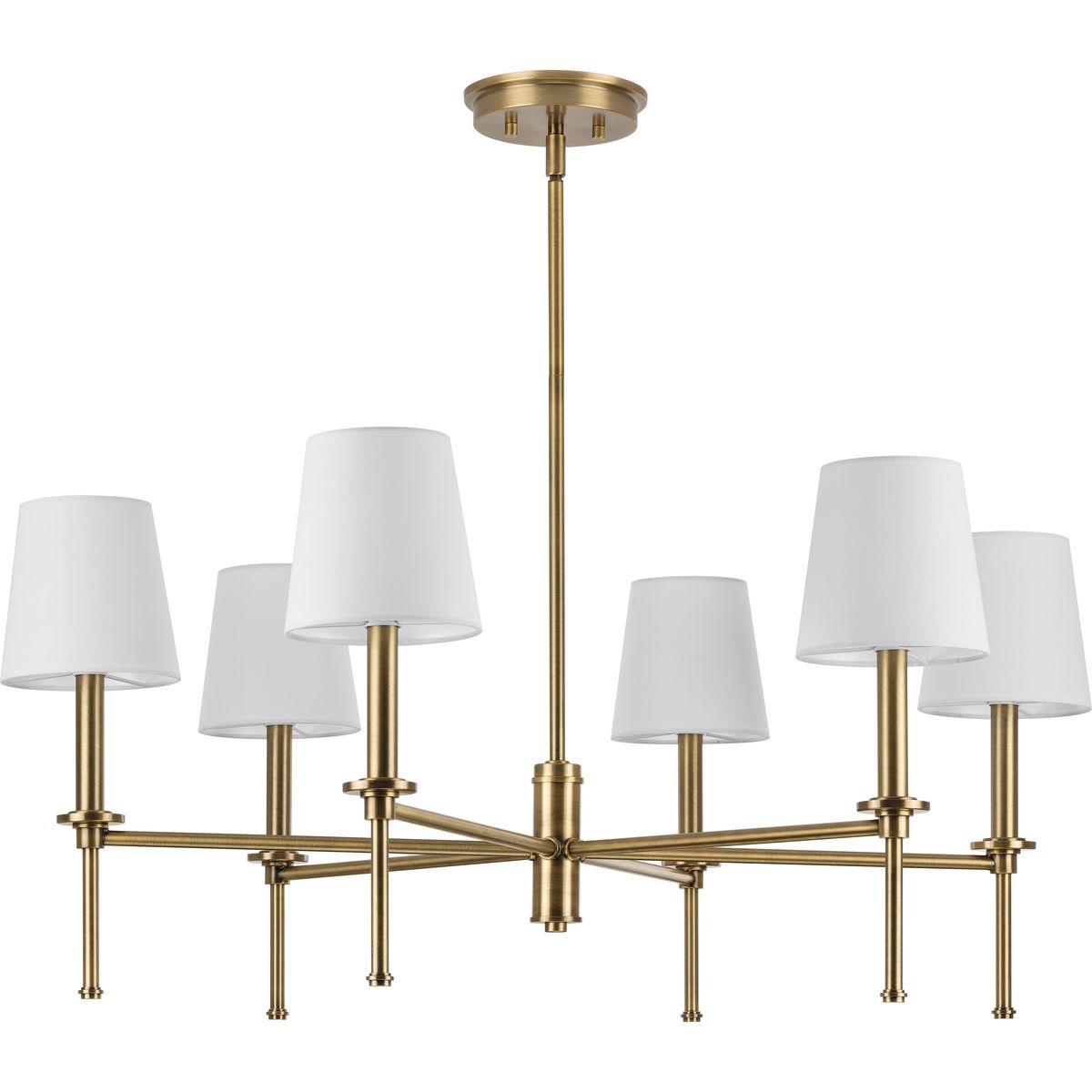 Progress Lighting Elara 6-Light Transitional Chandelier
