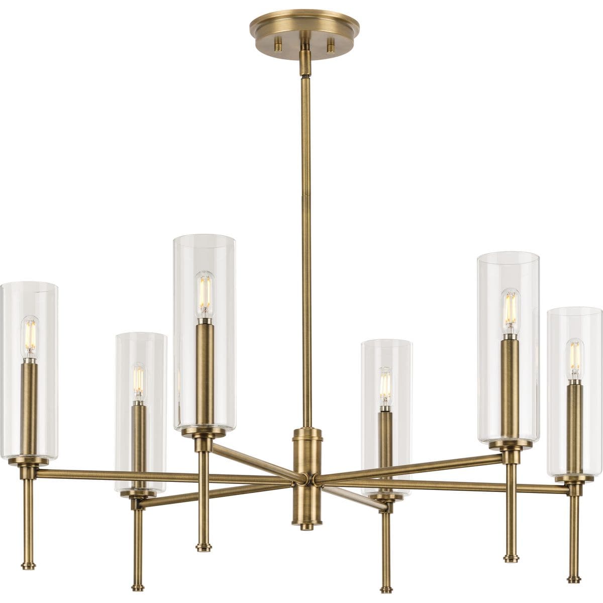 Progress Lighting Elara 6-Light Transitional Chandelier