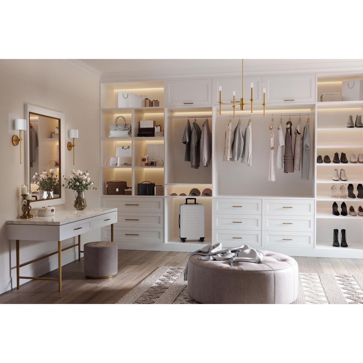 Progress Lighting Elara 4-Light Transitional Chandelier