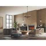 Progress Lighting Parkhurst 6-Light Matte Black Transitional Chandelier