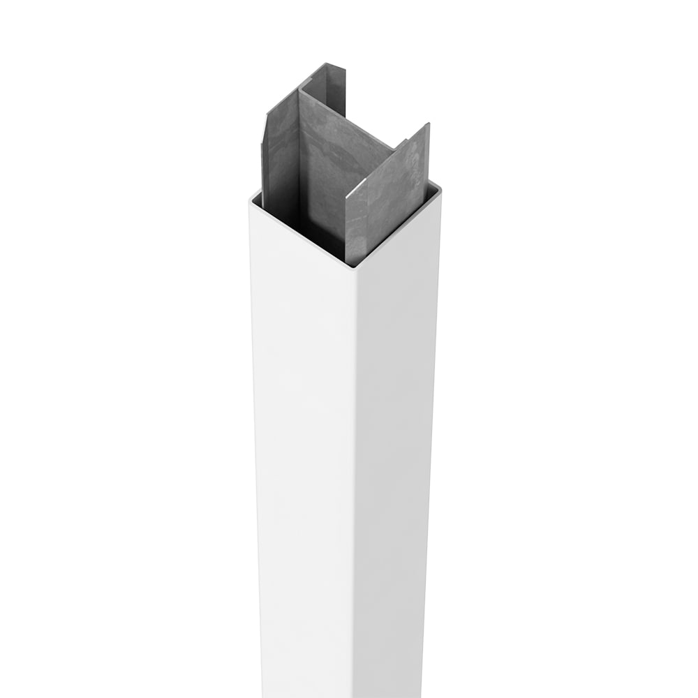 Freedom 5-in Silver Metal Post Insert For Vinyl Fence