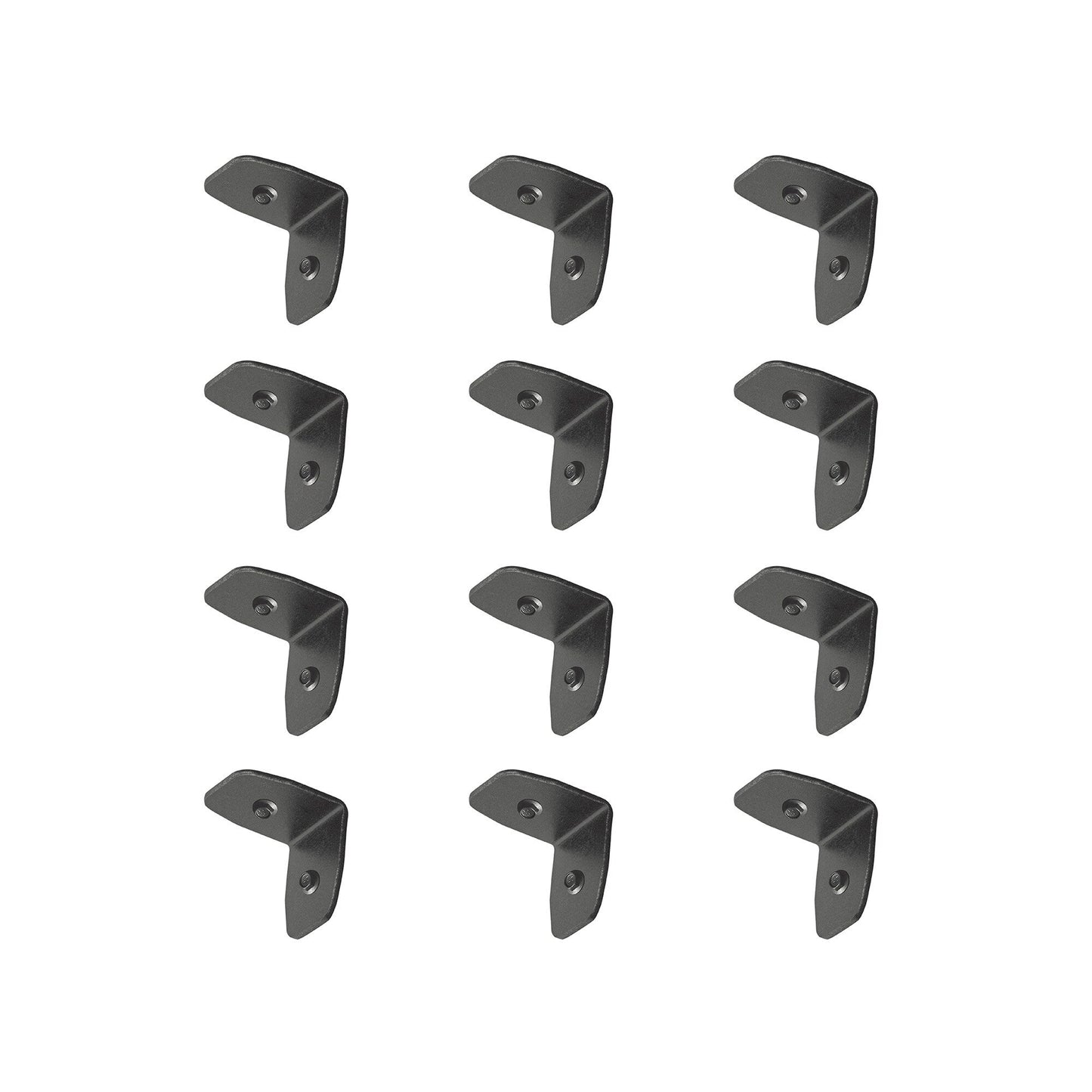 Nuvo Iron 2-in Black Painted Galvanized Steel Rafter Clip (12-Pack)