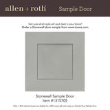allen + roth Stonewall 24-in W x 36.125-in H x 12-in D Stone Diagonal Corner Wall Fully Assembled Cabinet (Flat Panel Shaker Style)