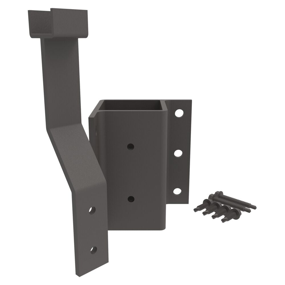 Freedom 9-in x 6.125-in Matte Bronze Aluminum Fascia Mount Bracket