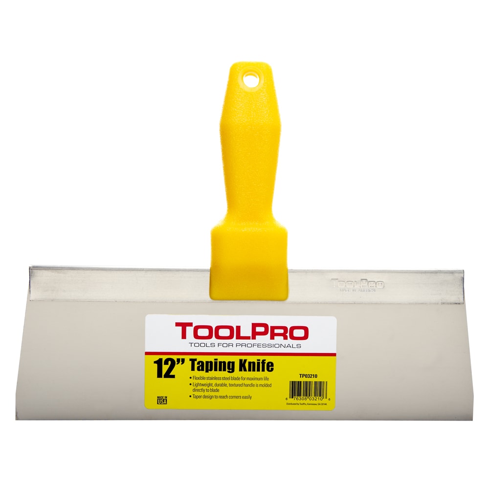 ToolPro 12-in stainless steel knife 12-in x 9.5-in Stainless Steel Taping Knife