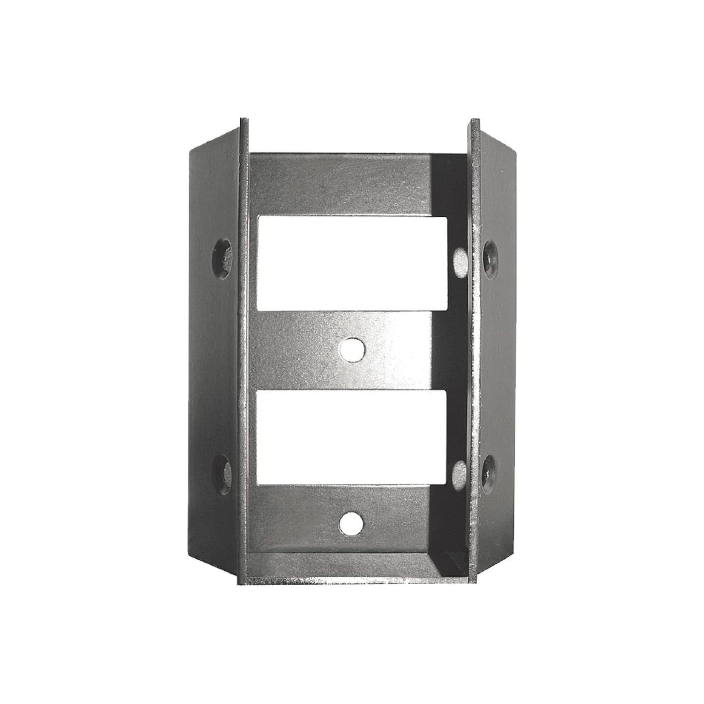 Nuvo Iron 8-in x 4.5-in Black Painted Galvanized Steel Baluster Connector (4-Pack)