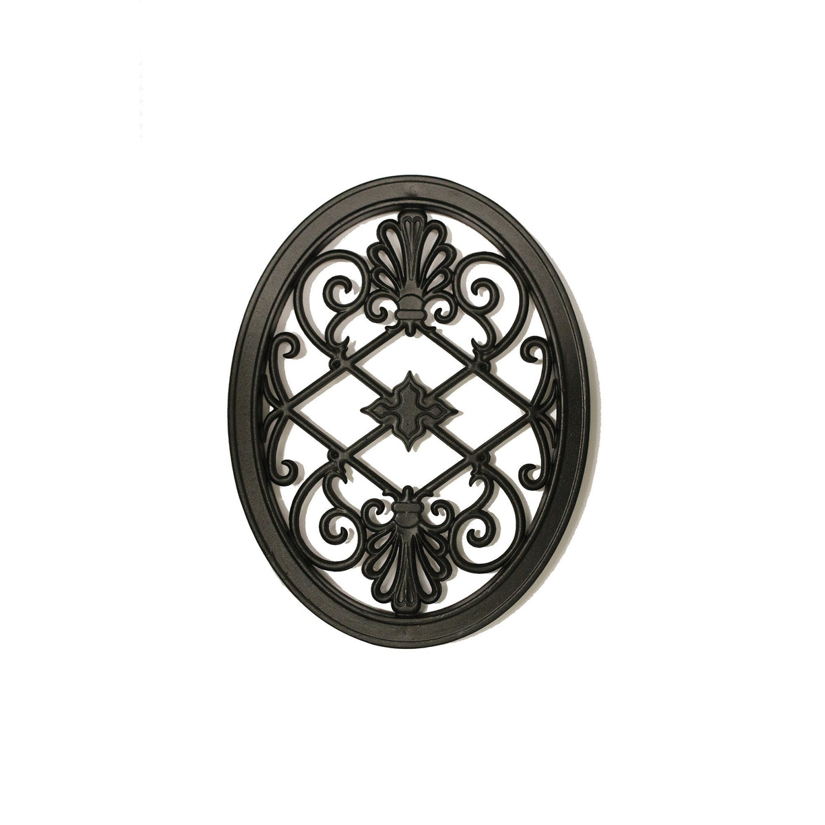 Nuvo Iron 17-in Black Powder Coated Satin Cast Aluminum Gate Insert For Wood Fence