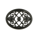 Nuvo Iron 17-in Black Powder Coated Satin Cast Aluminum Gate Insert For Wood Fence