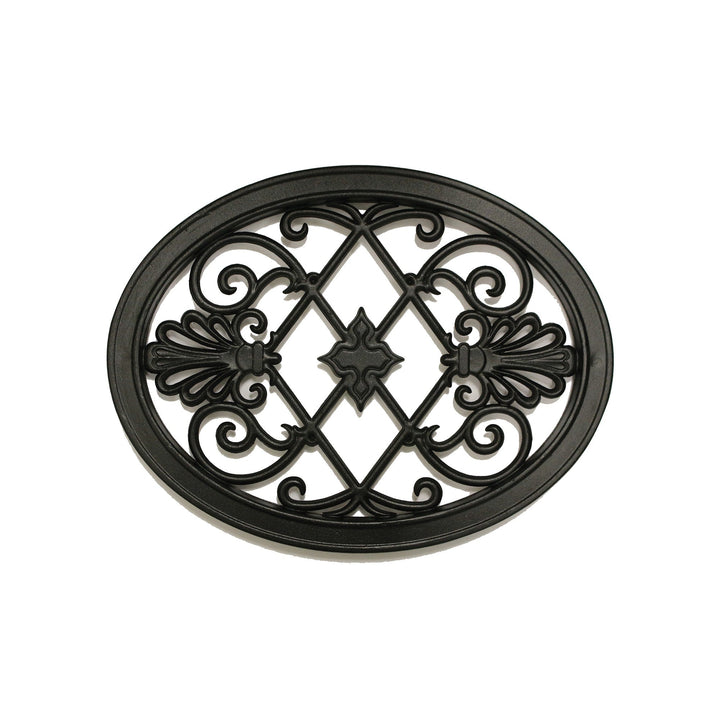 Nuvo Iron 17-in Black Powder Coated Satin Cast Aluminum Gate Insert For Wood Fence
