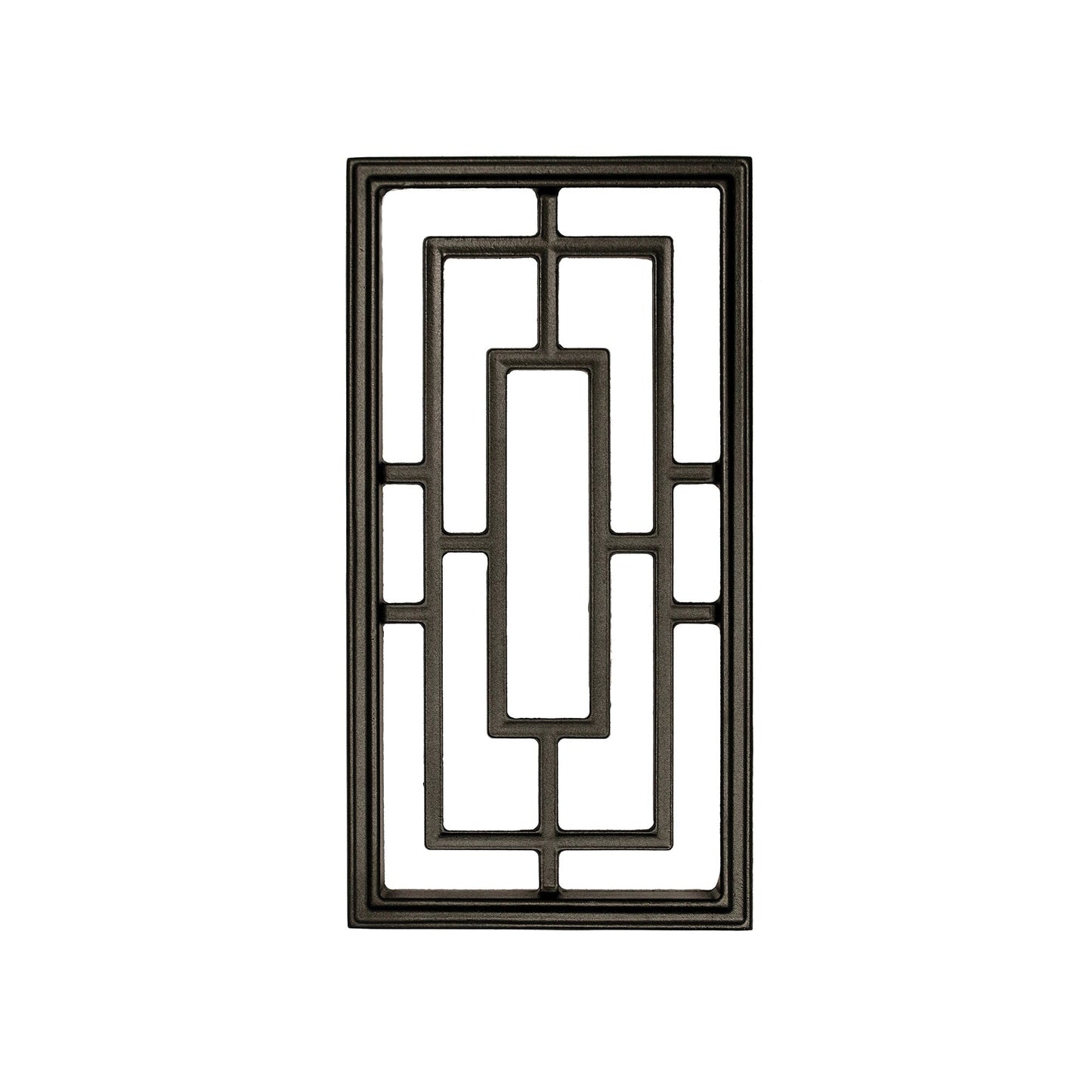 Nuvo Iron 17-in Black Powder Coated Satin Cast Aluminum Gate Insert For Wood Fence