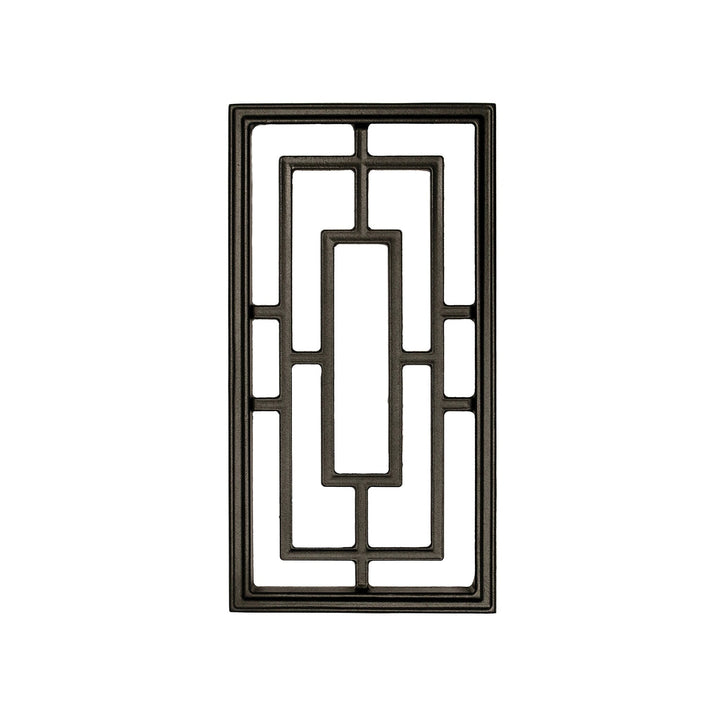 Nuvo Iron 17-in Black Powder Coated Satin Cast Aluminum Gate Insert For Wood Fence