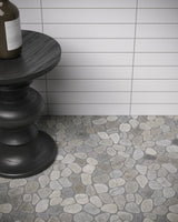 Satori Shoreside Mist 12-in x 12-in Honed Natural Stone Look Mosaic Floor and Wall Tile (1-sq. ft/ Piece)