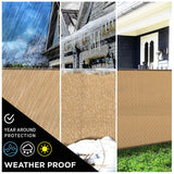 BOEN 6-ft H x 15-ft W Beige Polyethelene Chain Link Fence Screen