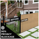 BOEN 6-ft H x 20-ft W Beige Polyethelene Chain Link Fence Screen